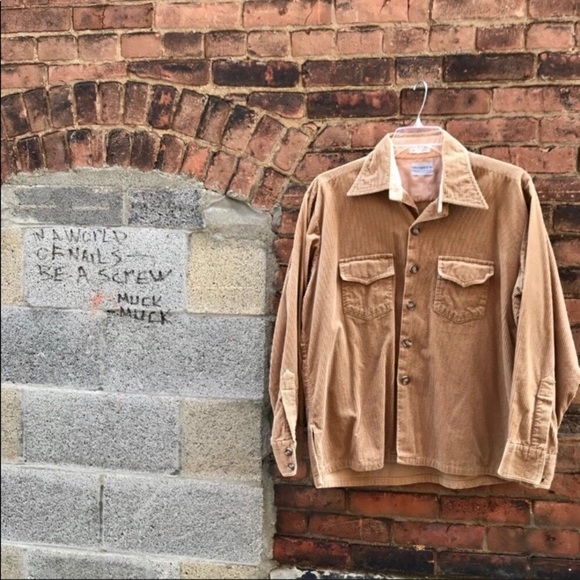Vintage Other - Vintage Higbee’s Corduroy Shirt XL